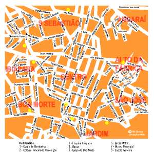 Mapa Área Central